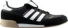 A side view of a black Adidas sneaker with white stripes and tan accents. Náhled obrázku produktu