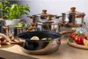 Kinghoff ensemble de pots en acier 12 pcs. Rosegold KH1768 Voir les images du produit 9