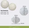 5er Set Teichdeko: 3x Schwimmkugeln Creme aus Keramik & 2x Produktbild-Vorschau 6
