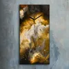 Wandkunst Leinwand Bild Uhr Geräuschlos Kunstdruck 30x60 Produktbild-Vorschau 2