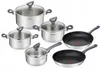 Topf- und Pfannen-Set Tefal Daily Cook 10-teilig Edelstahl Produktbild-Vorschau 1
