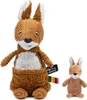 Plüsch-Känguru, Mama und Baby, braun Produktbild-Vorschau 4
