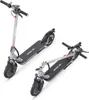 Two electric scooters are shown against a white background. One is upright and the other is folded. Produktbild-Vorschau