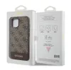 Guess Polyurethan4G Stripe MagSafe Case für iPhone 15 braun Produktbild-Vorschau 5