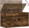 vidaXL Skrzynia do przechowywania dąb wędzony 84x42x46 cm Podgląd zdjęcia produktu 11
