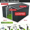 BRAST Gerätehaus Geräteschuppen Metall | 278x172x192 | Produktbild-Vorschau 5