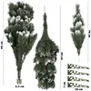 Albero di Natale artificiale KADAX con brina e pigne 220 Anteprima dell’immagine prodotto 13