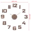 PRIM Veneer Wanduhr Holz lautlos Dunkelbraun 60 cm Produktbild-Vorschau 8