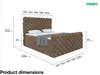 MEBLINI Boxspringbett mit Bettkasten - Gepolstert Produktbild-Vorschau 7