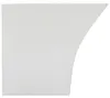 vidaXL Umývadlo na stenu keramické biele 500 x 450 x 410 mm Náhľad obrázku produktu 5