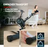 Hop-Sport Heimtrainer Fahrrad Spark Silber für Zuhause Produktbild-Vorschau 6
