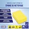 Gąbka czyszcząca alca® 18x12x6 cm, żółta – skuteczne Podgląd zdjęcia produktu 12