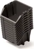 Sada úložných boxov 10ks BINEER SHORT 118x98x70 mm čierna Náhľad obrázku produktu 1