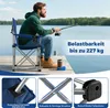 COSTWAY Sedia da campeggio pieghevole XXL 227 kg di Anteprima dell’immagine prodotto 4