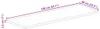 vidaXL Tischplatte 140x60x2,5 cm Rechteckig Altholz Massiv Produktbild-Vorschau 7