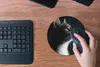 MuchoWow® Mauspad Mousepad Hauskatze 20x20 cm - Mousepads - Produktbild-Vorschau 4