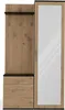 BDW Set Duo garde-robe miroir, armoire, anthracite/chêne Voir les images du produit 3