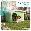 VOUNOT®: Casa para gatos y perros, apta para interiores y Vista previa de la imagen del producto 2