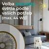 An interior scene with furniture and decorative elements, overlaid with text and a sun icon. Náhled obrázku produktu