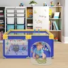 XINZI Baby Laufgitter Laufstall Schutzgitter 127x127 cm Produktbild-Vorschau 8