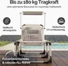 CASARIA® Lettino Prendisole Pieghevole Malta 210x61cm con Anteprima dell’immagine prodotto 7