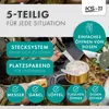 2 Stück Outdoor Besteck Edelstahl Campingbesteck Essbesteck Produktbild-Vorschau 3