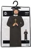 Priester Kostüm Herren 2-teilig Schwarz 54-56 (XL) FIESTAS Produktbild-Vorschau 3