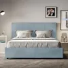 ITYHOME - Gepolstertes Bett ohne Lattenrost 160x210 mit Produktbild-Vorschau 2