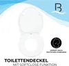 Siège de WC Bath4U 37 x 46 cm blanc en urée Voir les images du produit 4
