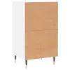 vidaXL Kredens biały 40x35x70 cm Materiał drewnopochodny Podgląd zdjęcia produktu 9