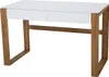 Möbilia Schreibtisch | 2 Schubladen | Platte MDF matt weiß Produktbild-Vorschau 1