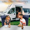 ELONEO Campingstuhl faltbar mit abnehmbarer Beinauflage, Produktbild-Vorschau 2