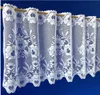 heimtexland ® Scheibengardine Jacquard Blumen Gardine weiß Produktbild-Vorschau 3