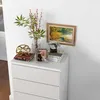 HOMCOM Commode 5 tiroirs commode chambre meuble de Voir les images du produit 9