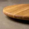 Drehbares Holzbrett (45 cm), Eiche, zum Servieren von Produktbild-Vorschau 3