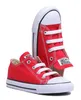 A pair of red Converse Chuck Taylor All Star sneakers. Voir les images du produit