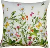 Kissenhülle 40 x 40 cm mit Blumen und Schmetterlinge 40 x Produktbild-Vorschau 1