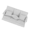 Sofa do domku dla lalek, sofa do domku dla lalek z Podgląd zdjęcia produktu 6