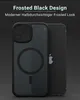 Hülle MagSafe Case Matt Schwarz Magnet Cover Schutz Bumper Produktbild-Vorschau 8