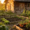 LZQ Teichzaun Gartenzaun Komplettset Metall 25 Produktbild-Vorschau 9