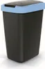 Corbeille à papier 12L COMPACTA Q bleu clair | Noir Voir les images du produit 1