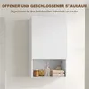 Mueble de baño HOMCOM para montaje en pared, con estantes y Vista previa de la imagen del producto 4