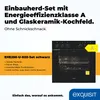 Exquisit Einbauherdset EHE256-U-020-Set schwarz | 59 l Produktbild-Vorschau 2