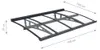 Westmann Metall zonnescherm Luxa, antraciet, 100x150x32 cm Productafbeelding-voorbeeld 5