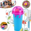 Slush Becher Silikon Squeeze Cup Gefrorene Maker Smoothie Produktbild-Vorschau 1