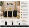 Tendance Toilettenburste Elba - schwarz/gold - H 38 x T 10 Produktbild-Vorschau 5