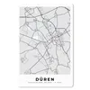 MuchoWow® Mauspad Mousepad Karte - Deutschland - Düren - Produktbild-Vorschau 1
