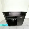 Comptoir d'accueil pour magasin, comptoir de caisse, noir, Voir les images du produit 6