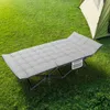 Lit de camp portable avec matelas, lit de camp pliable Voir les images du produit 7