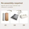BEALIFE Schlafsofa 160x90x61 cm | Klappbares Cord-Sofa, Produktbild-Vorschau 3